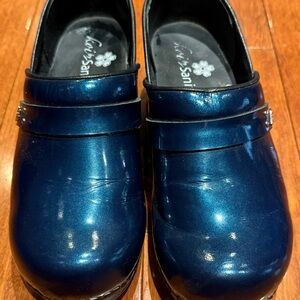 Koi by Sanita - Shiny Blue clogs - Size 39/US 8